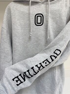 Overtime Gray Hoodie